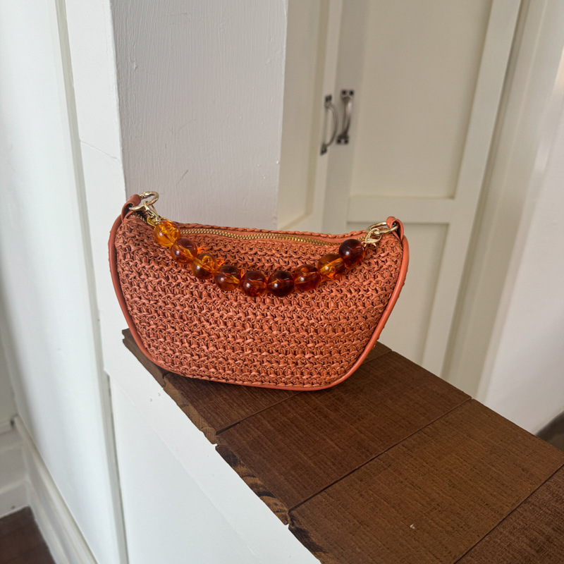 Commuting Dumpling Bag 2025 New style woven handbag versatile new style woven crossbody bag trendy full figure