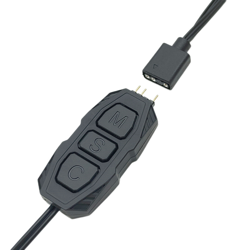 5V3 pin adapter SATA cable power supply motherboard synchronous interface case fan 12v4 pin RGB lighting controller Application Scenario
