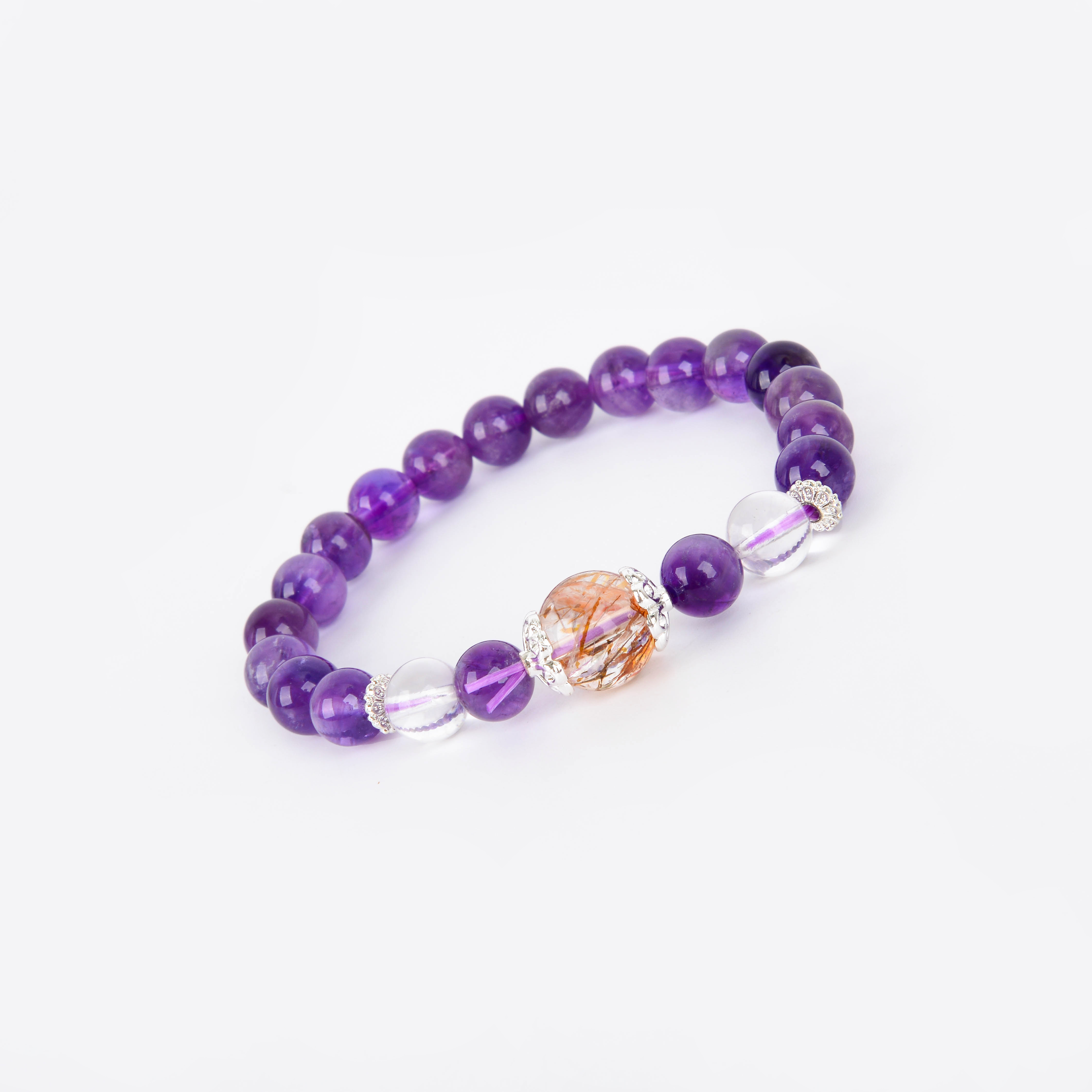 手链/水晶手串/木头十字架手链/饰品/珍珠手持念珠产品图