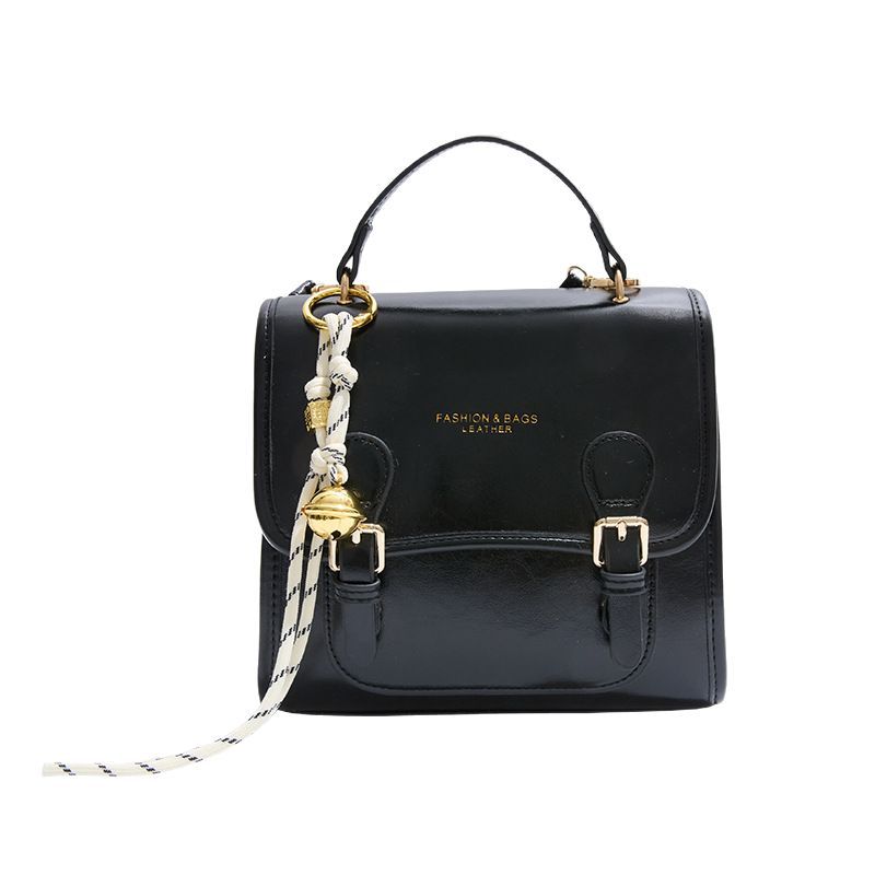 Retro college style patchwork versatile handbag for women 2025 new high-end texture fashionable and trendy Korean-style backpack Item Picture