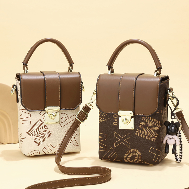 The manufacturer's new summer bags for foreign trade are simple and square, fashionable and versatile, single-shoulder crossbody bags, and trendy mini mobile phone bags for women Specification drawing
