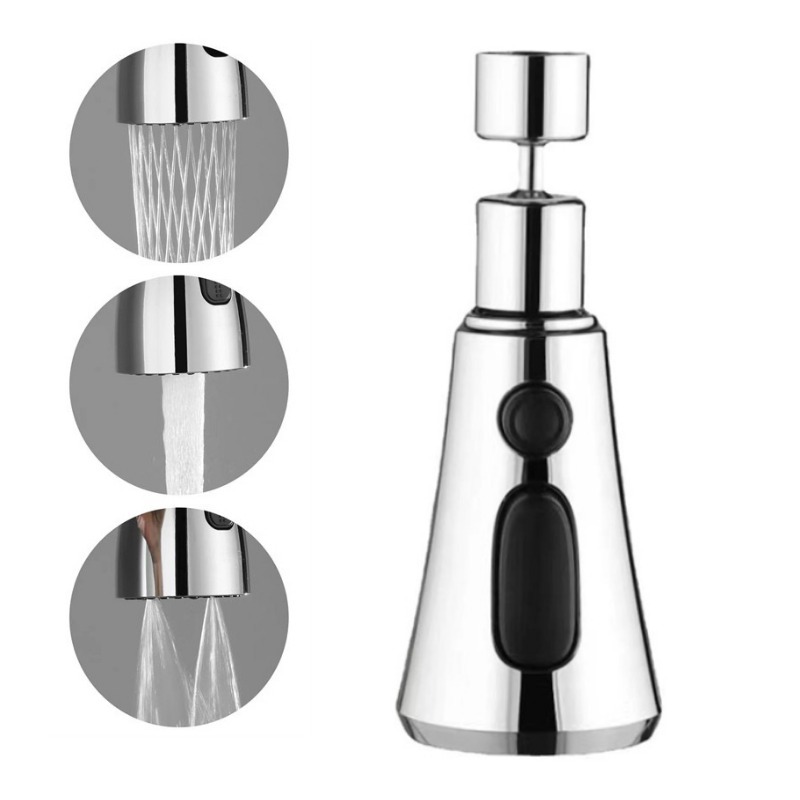 Double-blade sink, Little Waist, universal faucet, extended bubble maker, multi-functional splash-proof and pull-out faucet for the kitchen details Picture