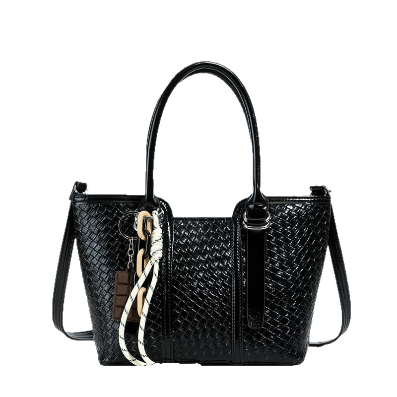 Korean-style high-capacity hand-held tote bag 2025 new model for commuting with a high-end touch, casual single-shoulder crossbody bag Item Picture