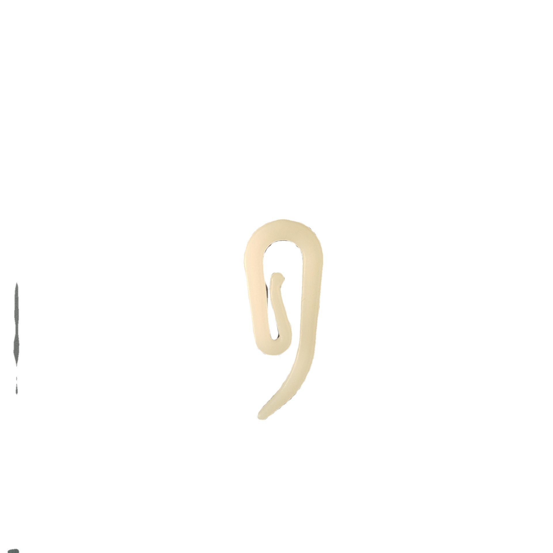 We have 100 pieces of curtain accessories in stock per pack, including 6-shaped injection-molded curtain plastic hooks and white plastic curtain hooks Item Picture