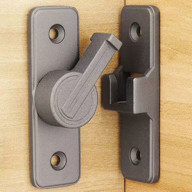 Latch door bolt, indoor door lock without glue hole, bathroom door latch, sliding door snap, exposed door latch, anti-theft latch full figure