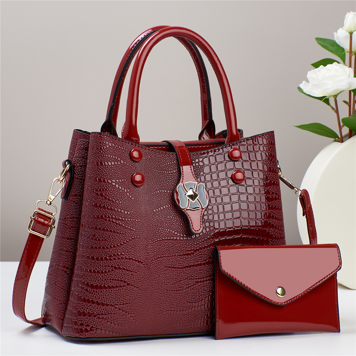 Mom Bag manufacturer's direct mail best-selling single-shoulder crossbody bag, versatile and elegant for export, 2023 summer new style for ladies, fashionable Specification drawing