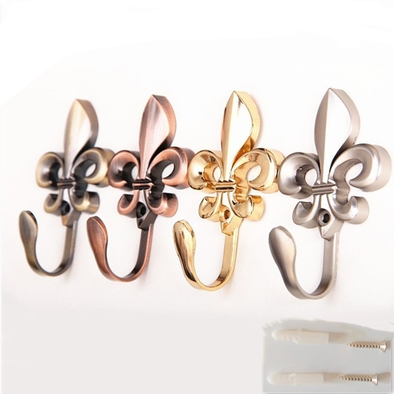 Manufacturer's European-style large plum blossom curtain small hooks, wall hooks, curtain hooks, alloy hooks, European-style curtain hooks Item Picture