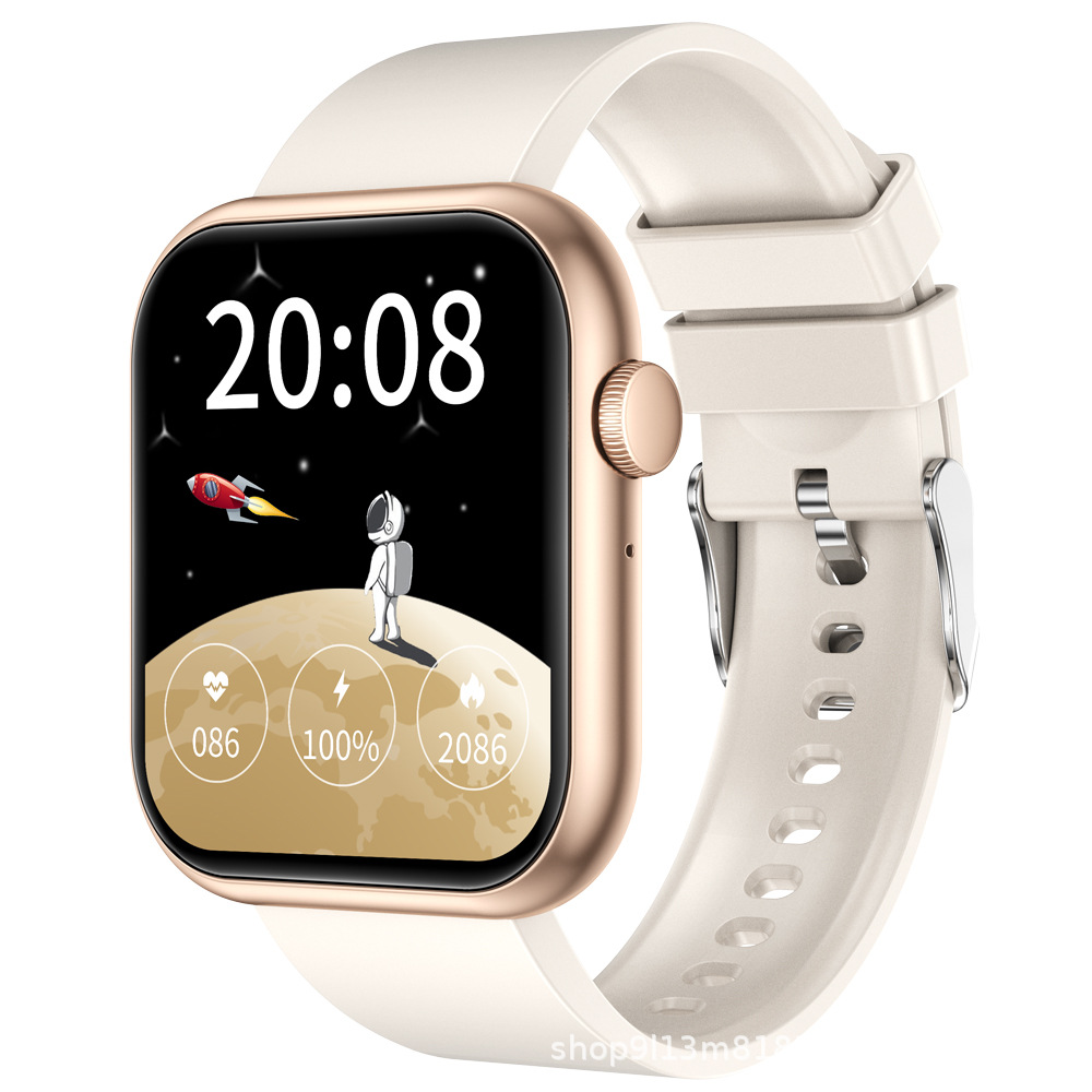 The new cross-border QX7PRO metal square blood pressure, blood oxygen, health detection, Bluetooth call, game, music and smartwatch Item Picture