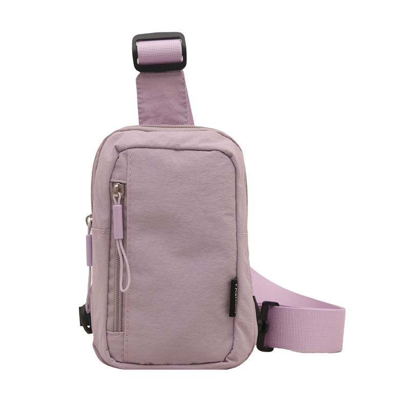 A new cross-border fashionable small backpack for women, a mini, lightweight and simple crossbody bag for sports and running, and a single-shoulder mobile phone bag Item Picture