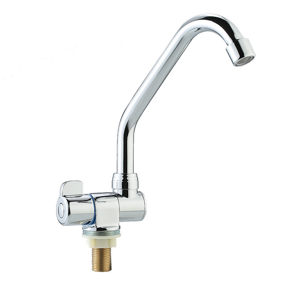 Factory direct supply of single-cooling rotating folding faucet, suitable for window opening in RVS and yachts. 005 full figure