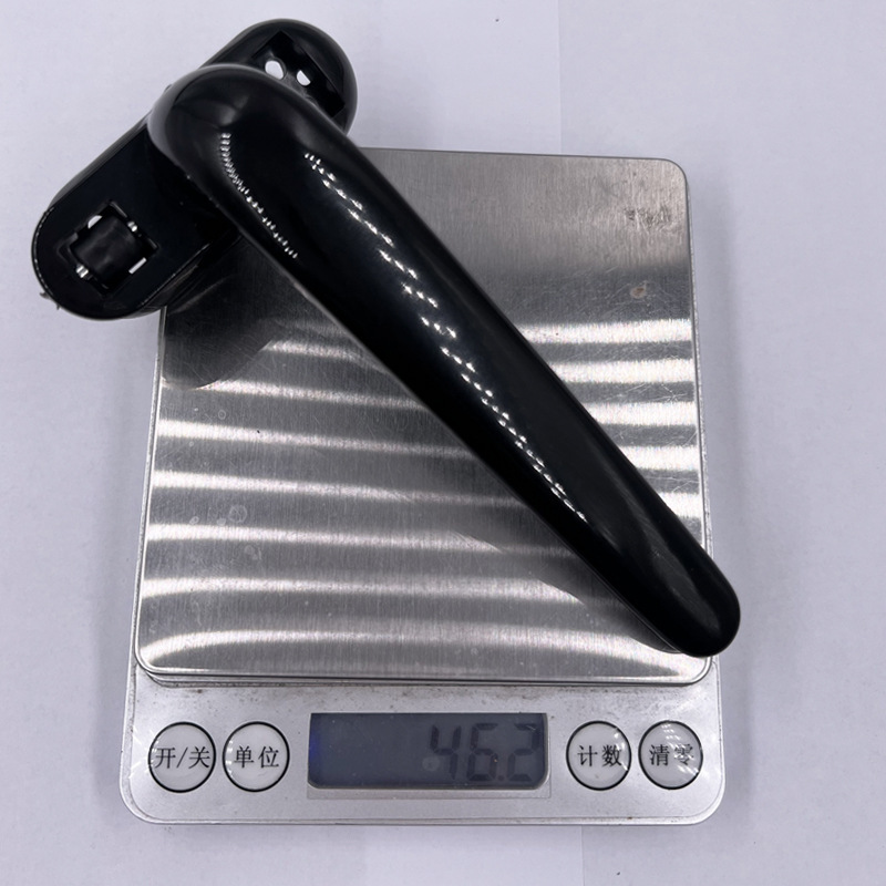 C016 black all-plastic handle PA plastic door and window accessories, glossy plastic handle door pull accessories Application Scenario