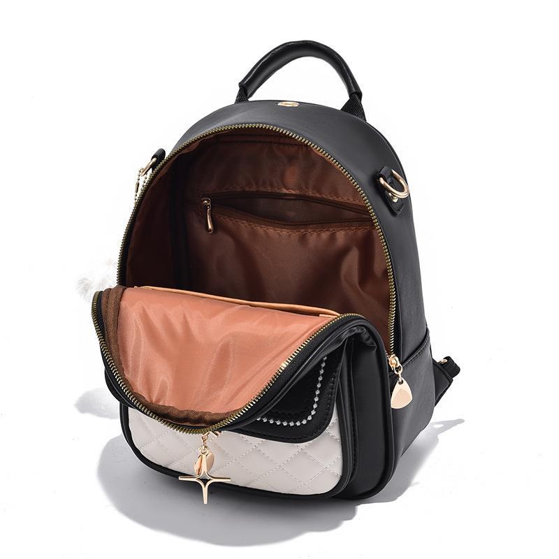 Cross-border backpack Women's bag 2023 New style casual and fashionable hand-held backpack with large capacity and multi-color travel bag Item Picture