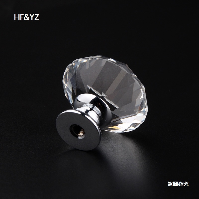30mm crystal handle, drawer cabinet door, kitchen cabinet hardware accessories handle direct sales, door and window hardware handle Application Scenario