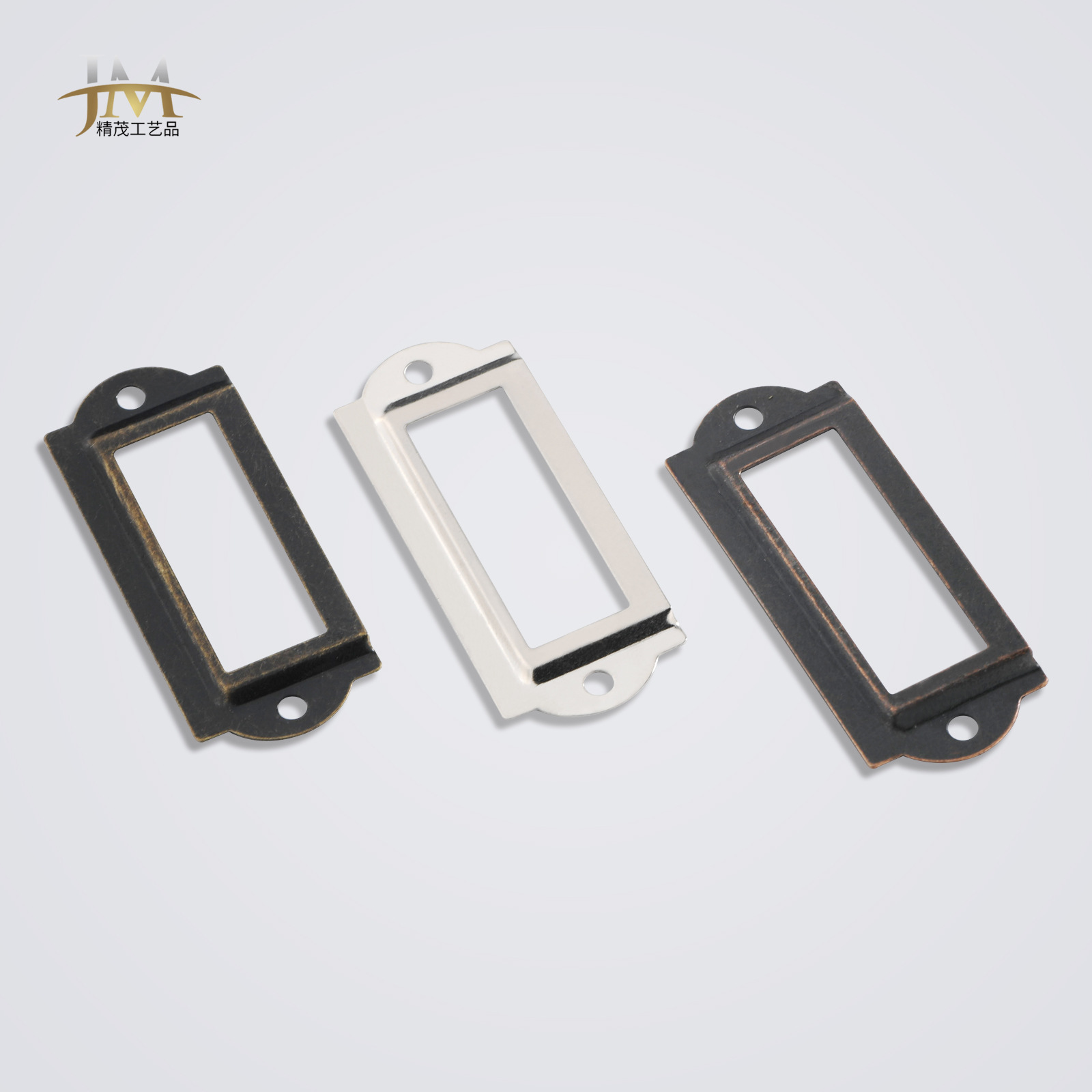 Jingmao Hardware's new Chinese-style home decoration packaging box accessories, card labels, gift boxes, label clasps, iron handles, cabinet doors Application Scenario