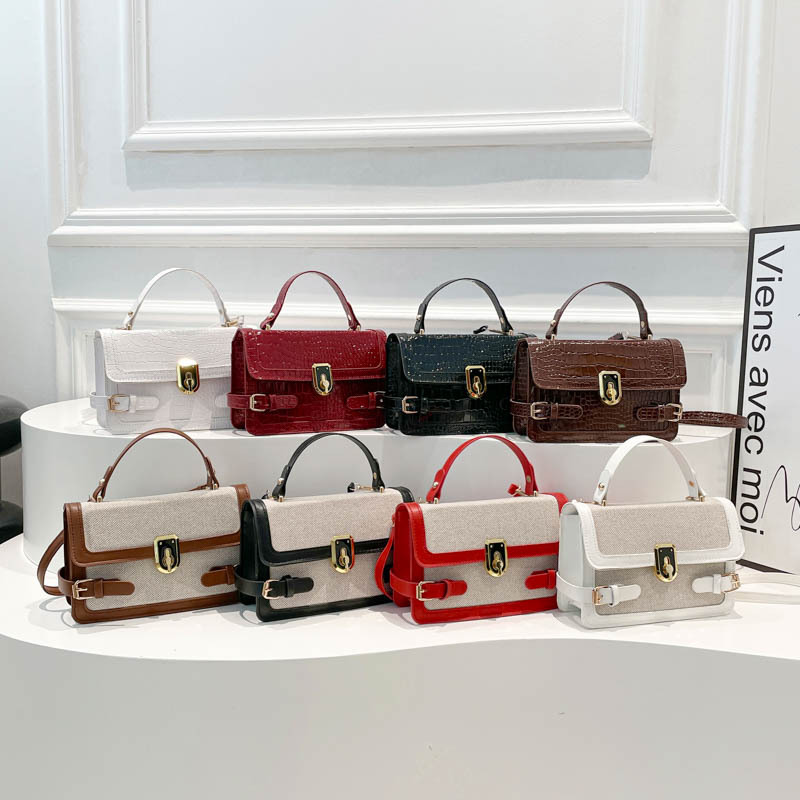 This year, the 2025 new summer women's small square bag is in vogue with its trendy color-blocking and stylish ins hand-held shoulder crossbody style Application Scenario