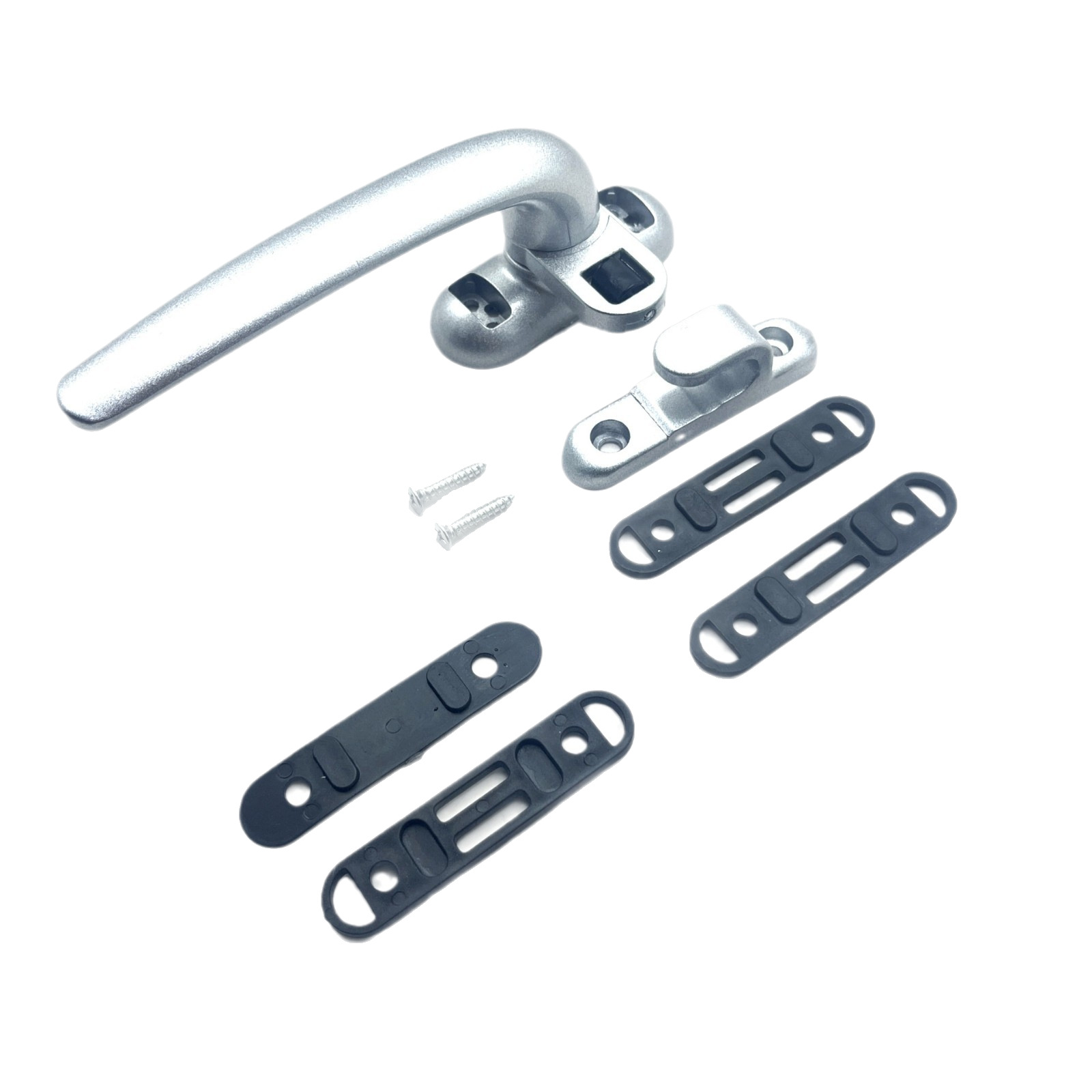 Roller handle, seven-shaped aluminum alloy door and window handle, sliding window handle, door and window hardware, outward-opening lock Item Picture