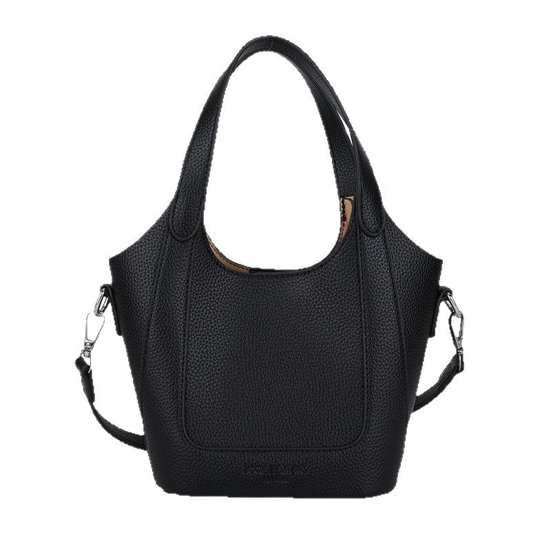 High-end texture simple hand-held bucket bag for women, 2025 new Spring/Summer Korean style fashionable retro single-shoulder crossbody bag Item Picture