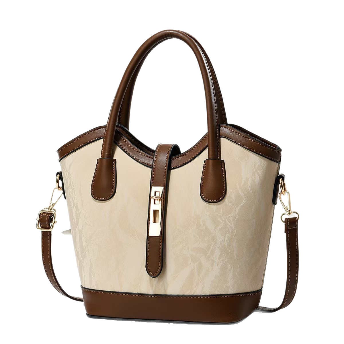 Fashionable handbags, best-selling women's bags, single-shoulder crossbody bags, elegant middle-aged mom bags, versatile 2025 summer new style Item Picture