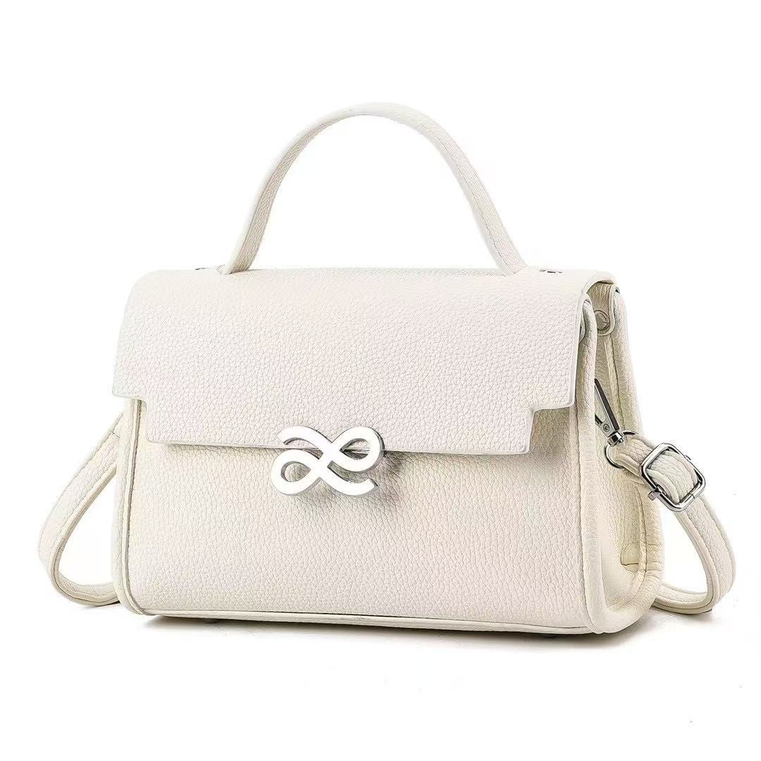 2025 New cross-border women's bag: Small square bag, hand bag, shoulder bag, crossbody bag, versatile and fashionable, underarm bag, women's bag Specification drawing