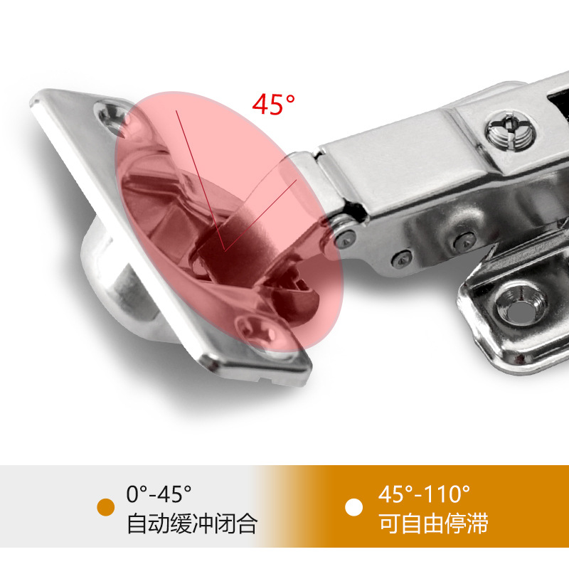 Purchase and wholesale damping buffer hinges for aircraft cabinet doors, stainless steel hinges, hydraulic two-stage force silent hinges Application Scenario