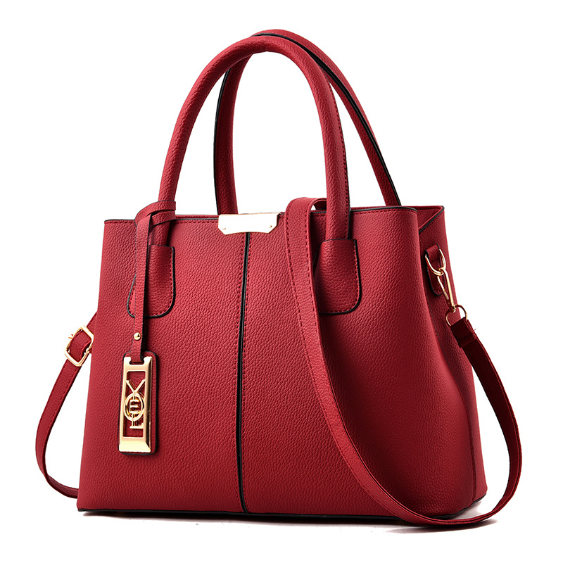 One-stop delivery of 2022 new styles of foreign trade bags for women, handbags, mom bags, simple large bags, single-shoulder bags and ladies Item Picture