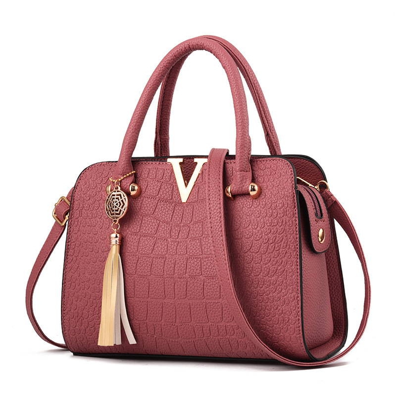 Middle-aged Mom Bag 2022 New Style fashionable and elegant handbag, middle-aged and elderly single-shoulder crossbody bag cross-border foreign trade consignment Specification drawing