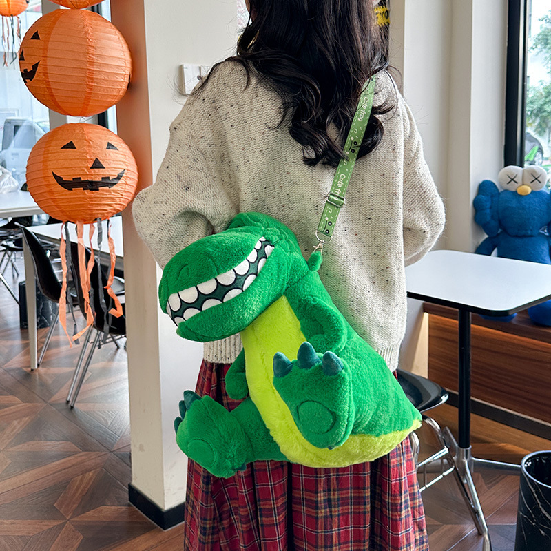 New cartoon dinosaur plush toys, King Dragon Hug Dragon dolls, large figurines, claw machine dolls, exchange and wholesale Application Scenario