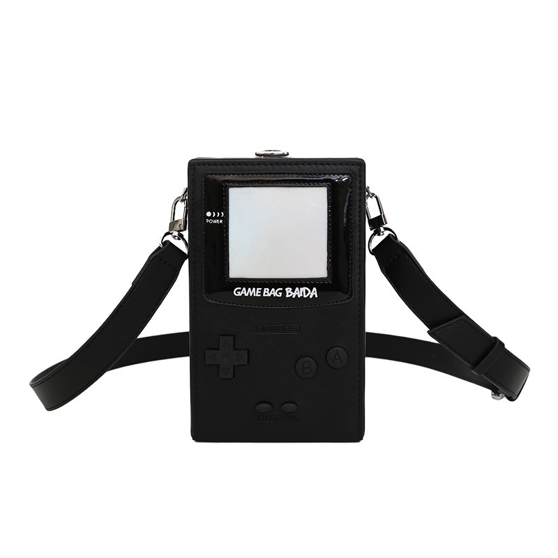 New crossbody bags, men's creative bags, game console crossbody bags, trendy single-shoulder bags, women's personalized hard-shell box bags Item Picture