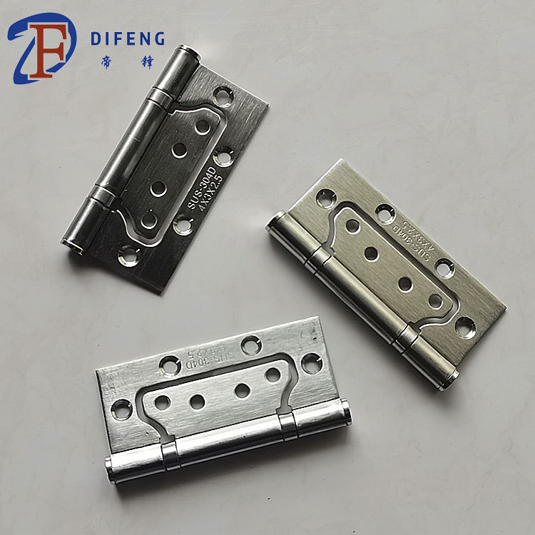 Wholesale stainless steel mother and child hinges, slot-free folding hinges, 4-inch central axis off-axis door silent hinges from the manufacturer Application Scenario