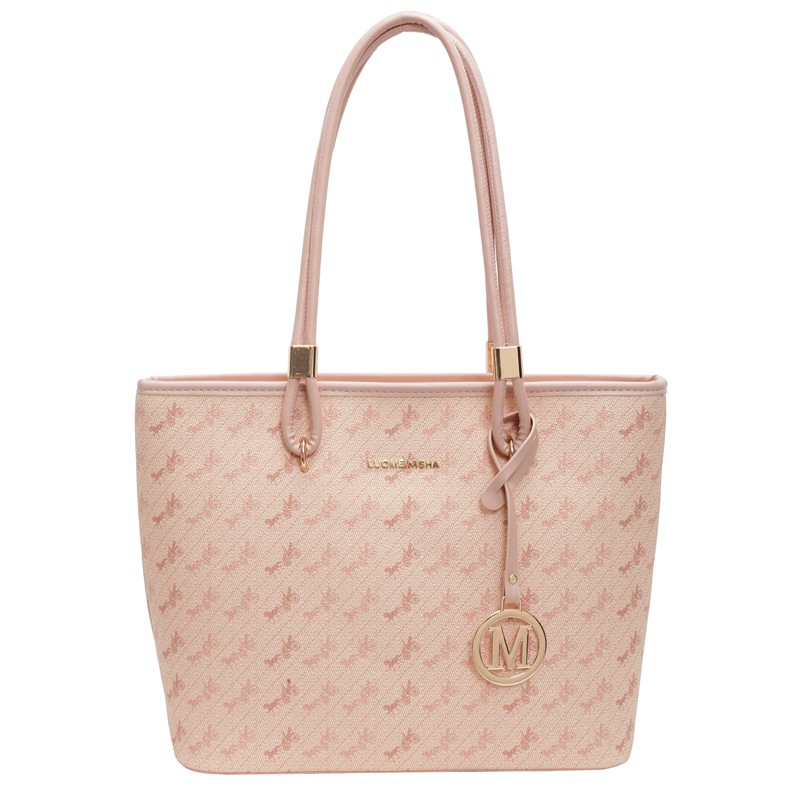 The 2024 new Korean-style trendy tote bag for women, simple and casual with a large capacity single-shoulder bag, is a versatile commuter bag for women Item Picture