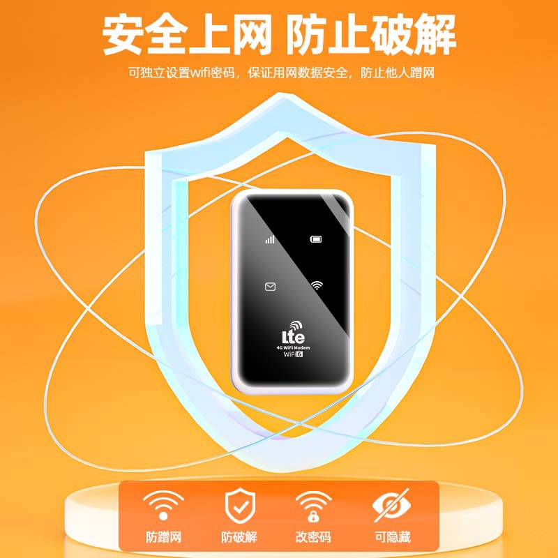Portable wifi with a card-free 2100 mah mobile 4G network wifi wonder for home and travel computer live streaming Specification drawing