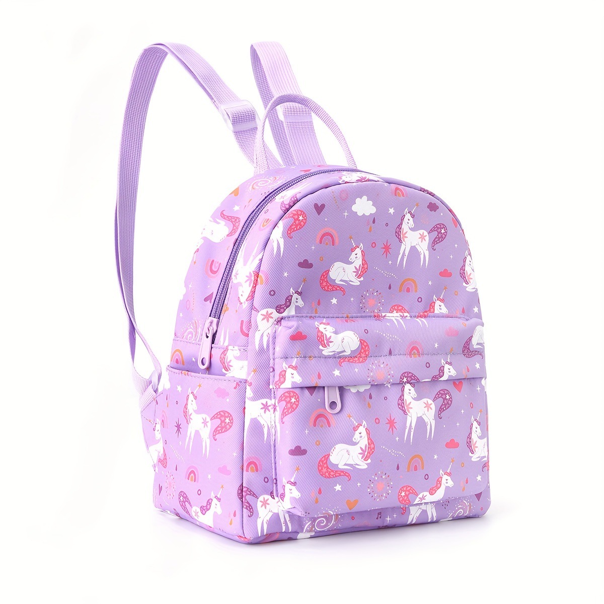 New fashionable and trendy printed backpack for junior high school students, a large-capacity backpack in an ins style for girls full figure