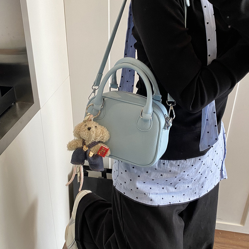 Fashionable and simple lychee patterned hand-held pillow bag, 2025 new style, stylish and versatile single-shoulder bag, stylish and high-quality crossbody bag Specification drawing