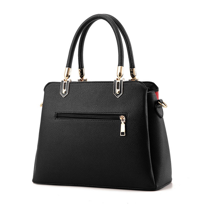 Factory direct sales of women's bags 2022: Simple and trendy handbags, large-capacity European and American single-shoulder bags with contrasting colors, one-piece consignment Application Scenario