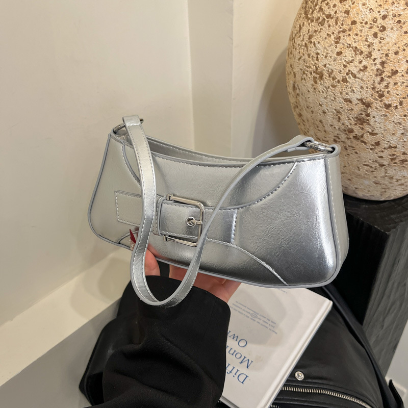 Bag Girl 2025 New trendy underarm bag, Korean style Instagram high-end, niche design, Hot girl single-shoulder crossbody bag full figure