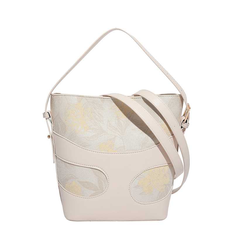 Cross-border Trend 2025 New style bag: Fashionable and retro handbag, single-shoulder crossbody bucket bag, women's bag Item Picture