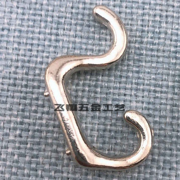 Alloy small hooks, S-hooks, mini coat hooks, accessories, single and double hooks, retro door rear hooks, small single hooks enough Specification drawing