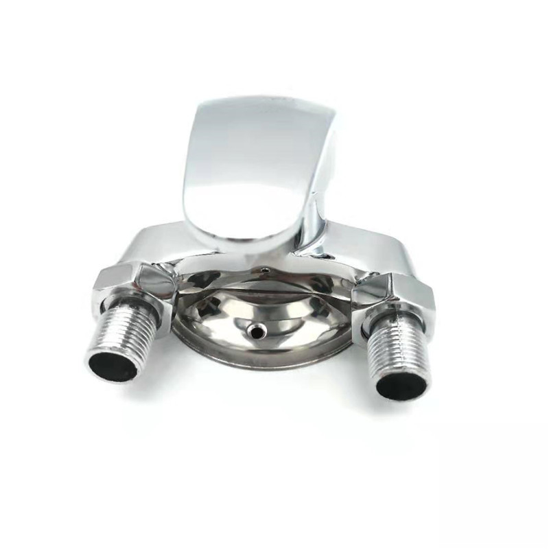 Zinc alloy exposed shower mixing valve, triangular shower shower faucet, bathroom shower faucet Item Picture