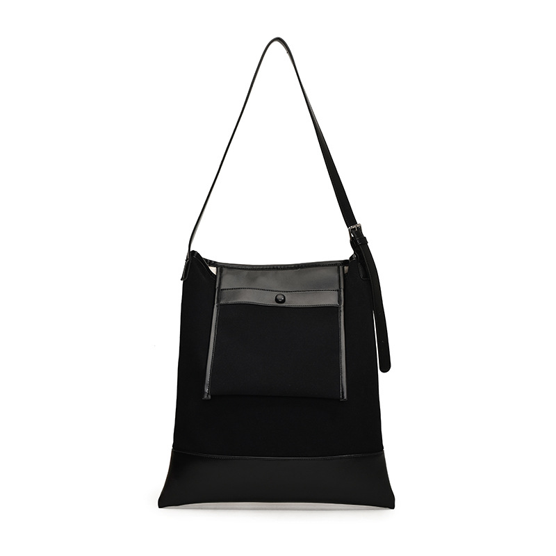 French retro matte tote bag for women 2024 new model, large-capacity single-shoulder crossbody bag, commuter bag, versatile women's bag Item Picture