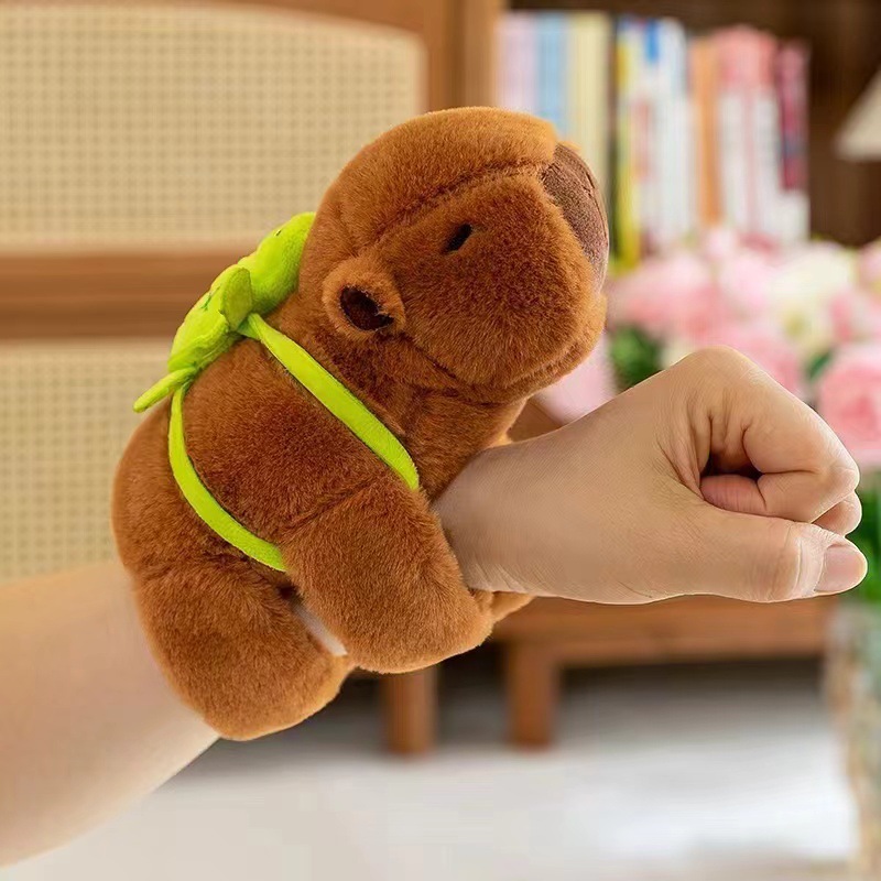New Kapipala Papa ring wristband, capybara plush toy, creative doll, funny claw machine doll Application Scenario