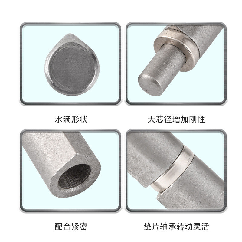 Cross-border Russian teardrop-shaped welded hinge gasket with bearing cylindrical shaft steel door hinge special-shaped hinge Application Scenario