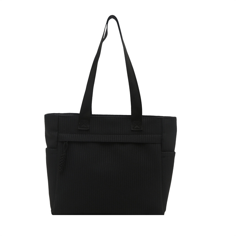 The 2025 new large-capacity tote bag for women, a simple and casual Korean style single-shoulder bag, versatile for commuting, underarm bag and hand-held bag Item Picture