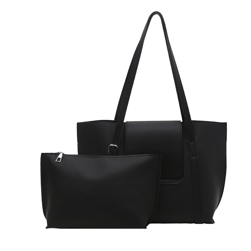 Large-capacity women's 2025 summer new style quality women's bag, simple and retro handbag, single-shoulder commuting tote bag Item Picture