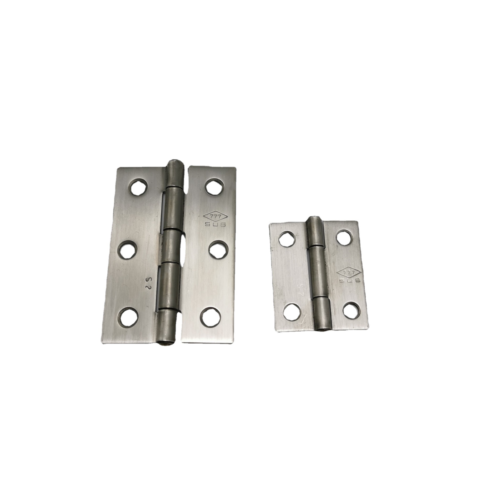 777 brand stainless steel 1.5-inch hinge, flat opening steel cabinet door, cabinet door and window small hinge, thickened by 1-4 inches Item Picture