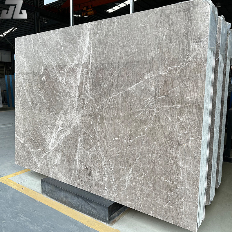 The manufacturer supplies Cyprus grey natural marble background walls, staircase thresholds, washbasins, coffee tables, and window sills details Picture