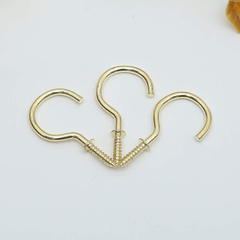 Stainless steel galvanized question mark cup hook 304 open sheepeye nail question mark hook lifting ring sheepeye lamp hook Application Scenario