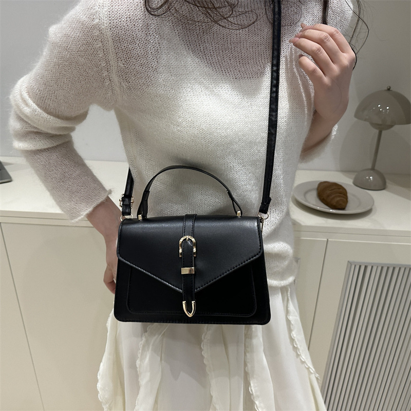 Cross-border trend hand-held women's bags for Spring/Summer 2025, new single-shoulder bags, high-quality hardware women's bags, small square bags, crossbody bags, trendy Specification drawing