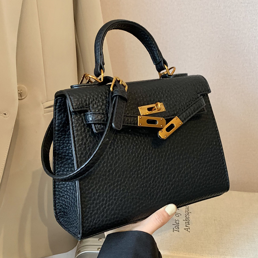 French hand-held Kelly bag, a high-end and versatile crossbody small bag for women, a new 2024 fashionable commuting single-shoulder bag full figure