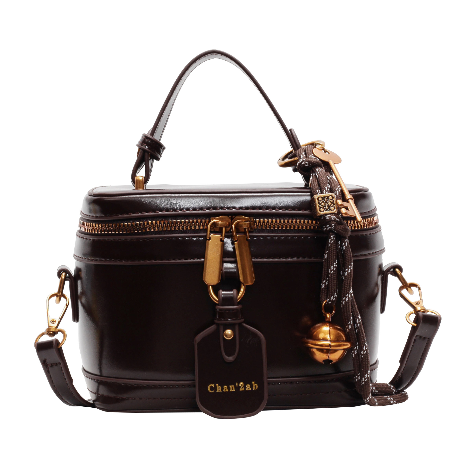 2025 New high-end and niche design box bag, hand-held bag, popular single-shoulder crossbody bucket bag, women's bag Item Picture