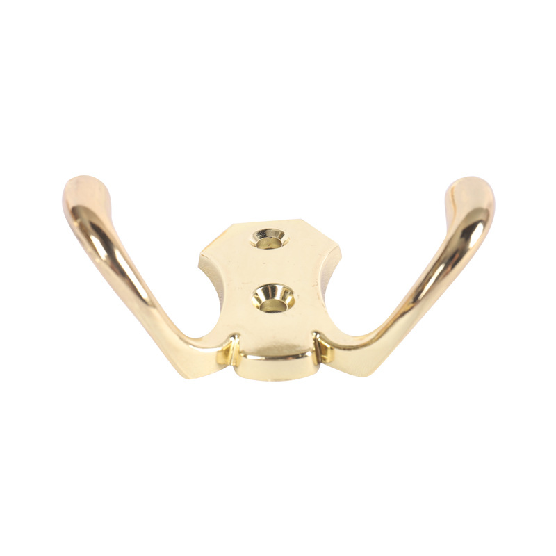 New zinc alloy hooks, single hooks, double hooks, door hooks, kitchen and bathroom hooks, coat hooks, coat hooks, wall hooks Specification drawing
